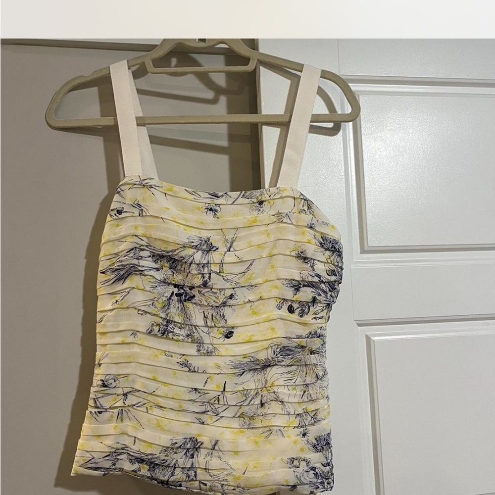 NWOT Cinq A Sept Rían Silk Top